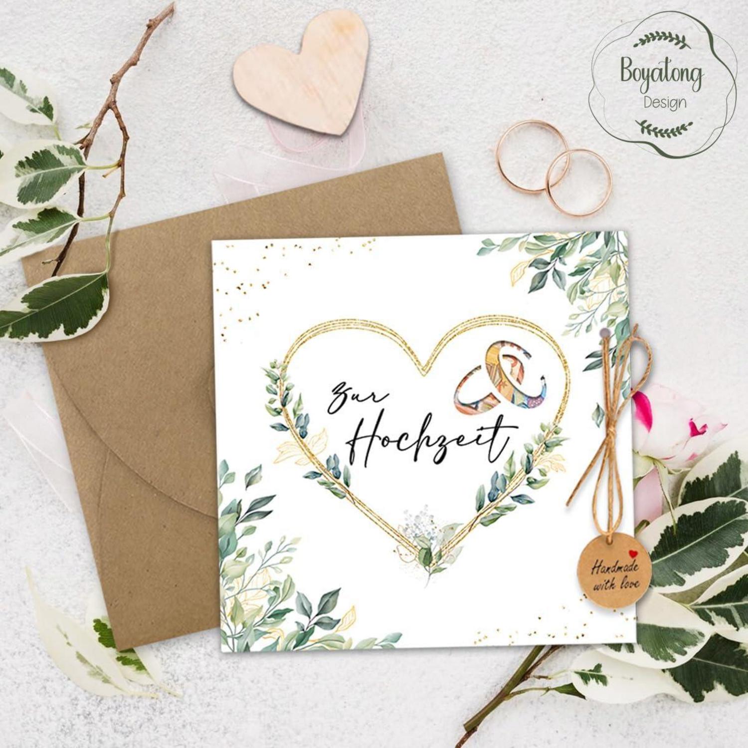 Geldgeschenk Hochzeit Verpackung Umschlägen Hochzeitskarte für