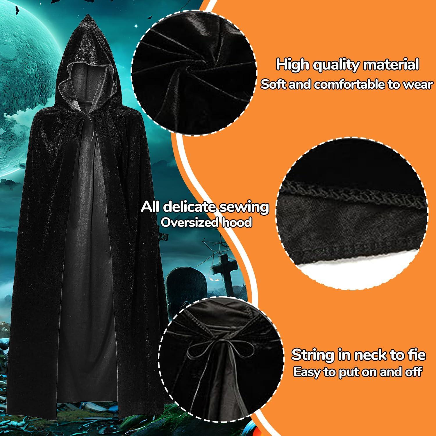 Halloween Hexenkostüm Damen Accessoires Set