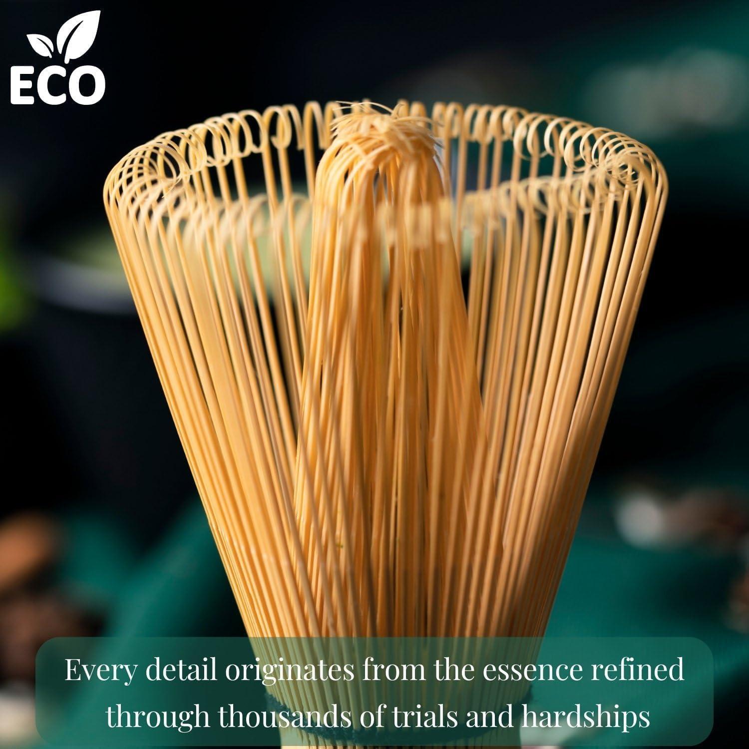 Japanisches Matcha-Tee-Set mit 100 Zinken