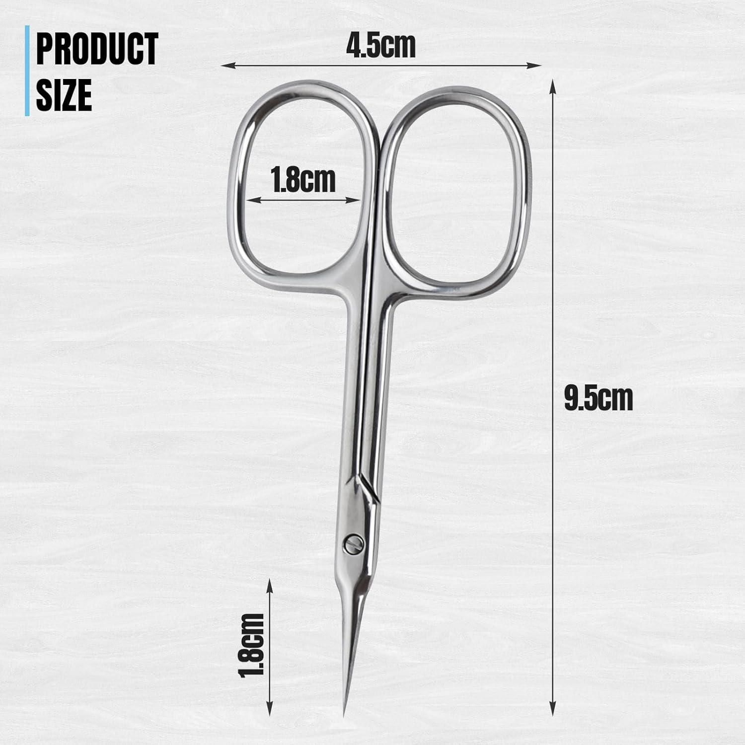 Professionelle Nagelschere Hautschere aus Edelstahl 9,6 cm