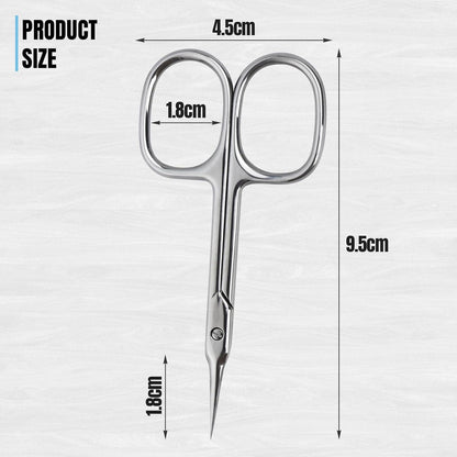 Professionelle Nagelschere Hautschere aus Edelstahl 9,6 cm
