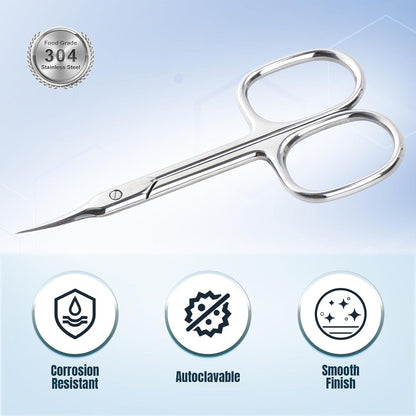 Nagelschere Hautschere Rostfreiem Edelstahl Fingernagelschere 9,6 cm