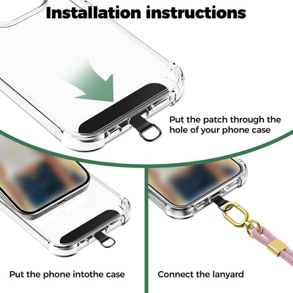 Handykette Universal für alle Smartphones Hals Handgelenk Roségold