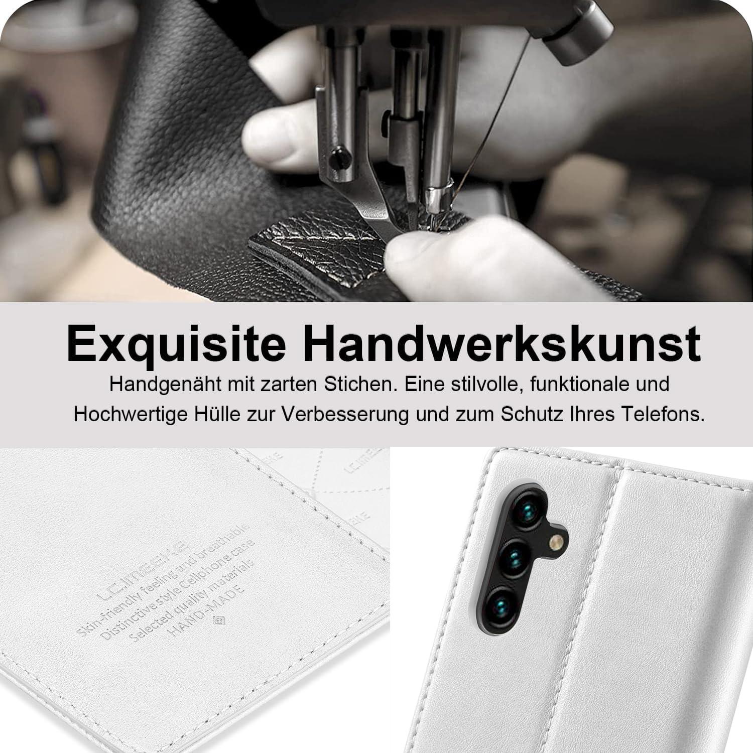 Samsung Galaxy A54 5G Hülle Leder Klappbar Wallet Case