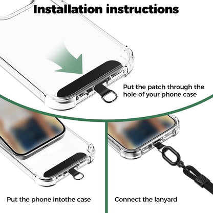 Handykette Universal für alle Smartphones mit 2 Schlüsselband und 2 Pad
