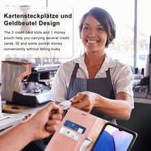 Samsung Galaxy A14 5G Hülle Leder: Handyhülle Flip Wallet