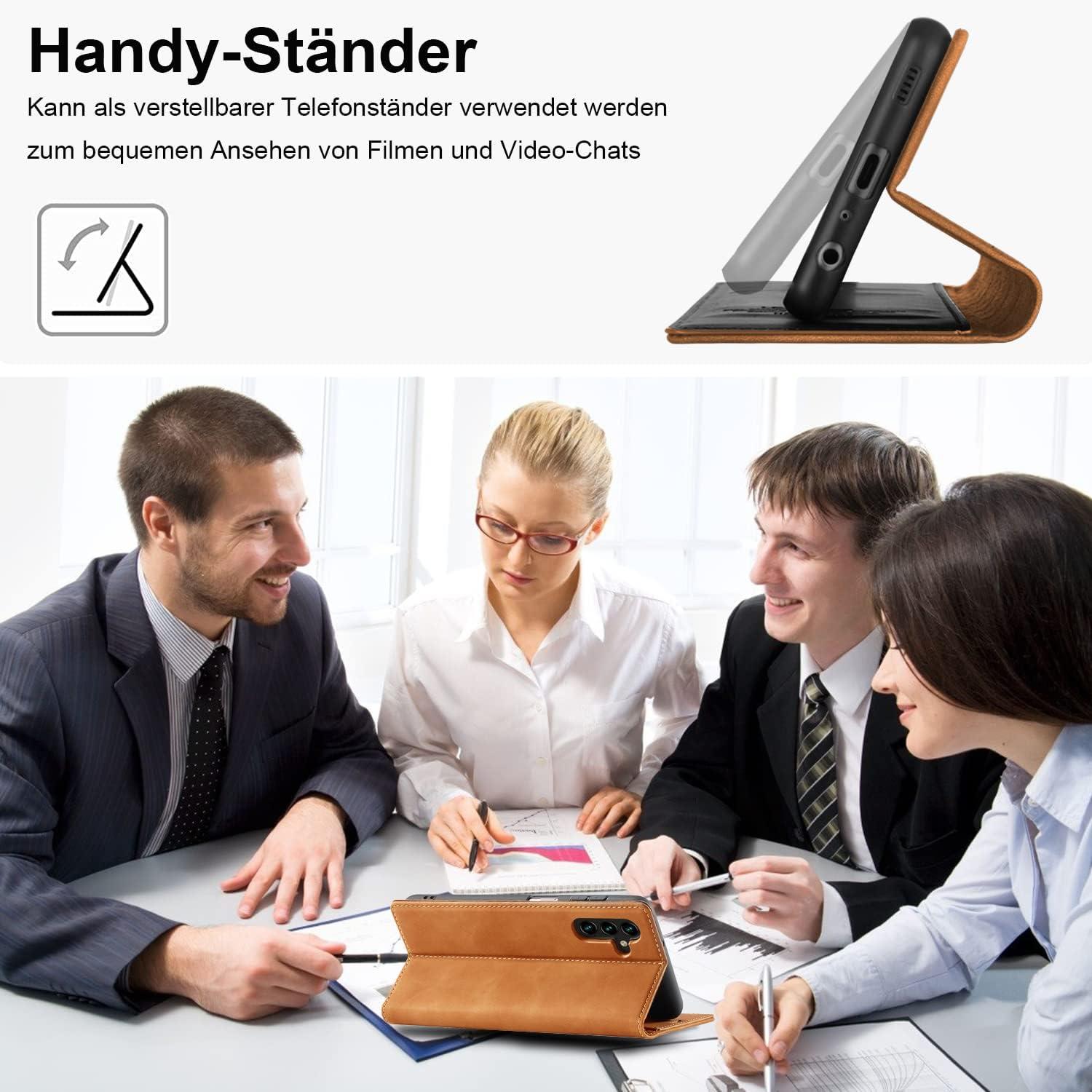 Samsung Galaxy A54 5G Hülle Leder Flip Wallet Schutzhülle