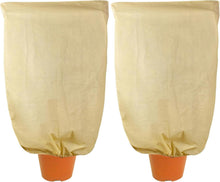 Pflanzen Frostschutz Vlieshülle mit Reißverschluss und Kordelzug