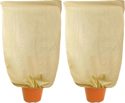 Pflanzen Frostschutz Vlieshülle mit Reißverschluss und Kordelzug