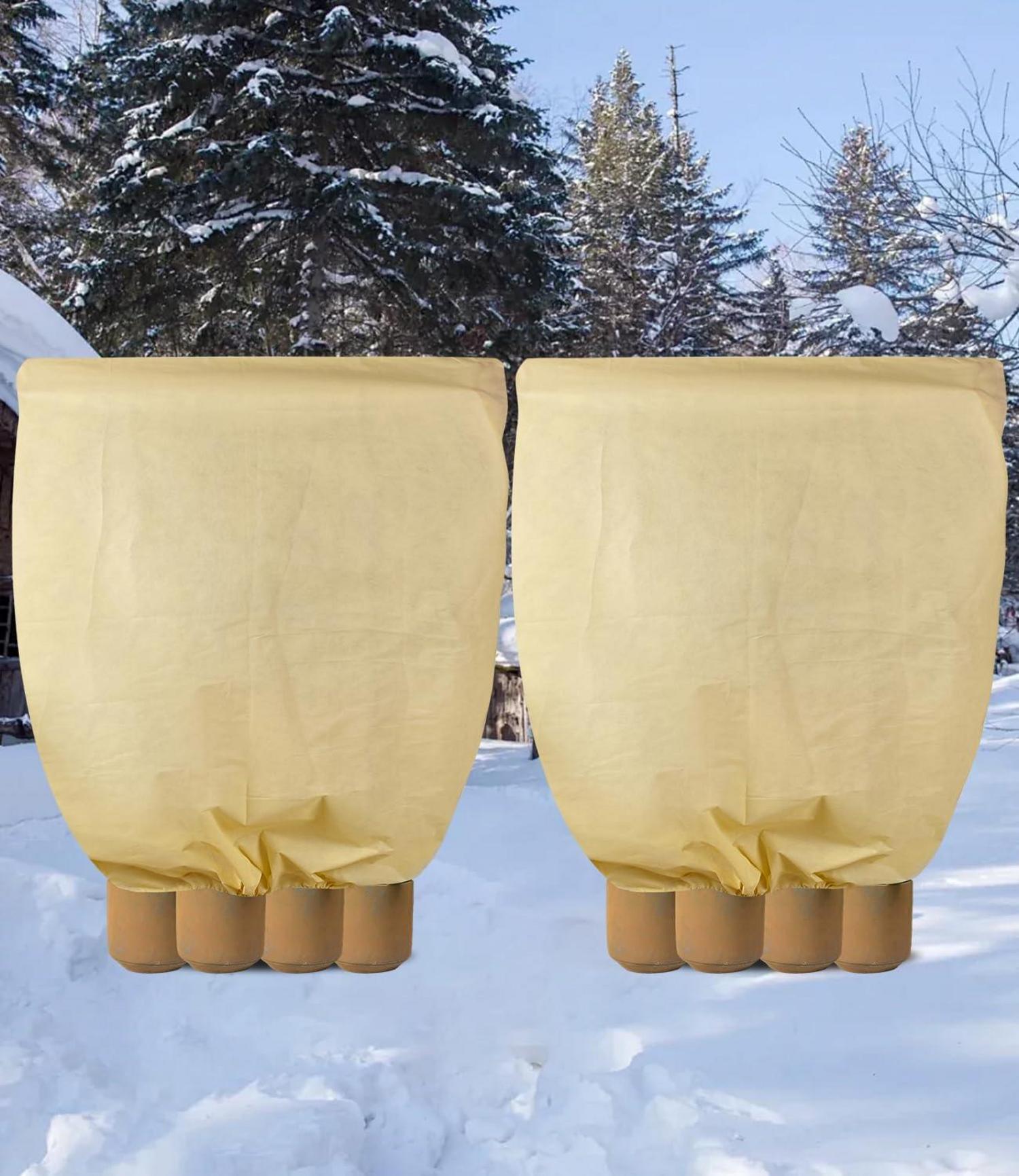 Frostschutz Vlies Pflanzen Winter Palmen Tomaten 140x200cm 2er Set