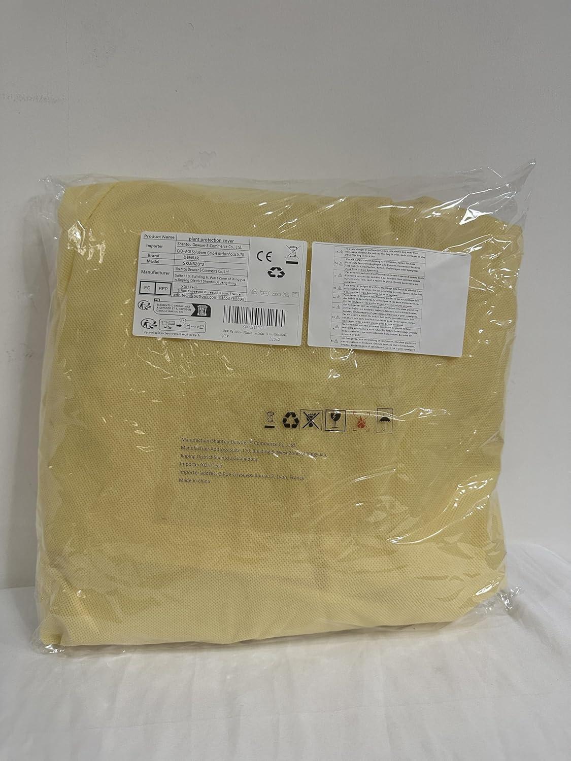 DEWUR Pflanzen Frostschutz Vlieshülle 80g/m² 140x200cm 2