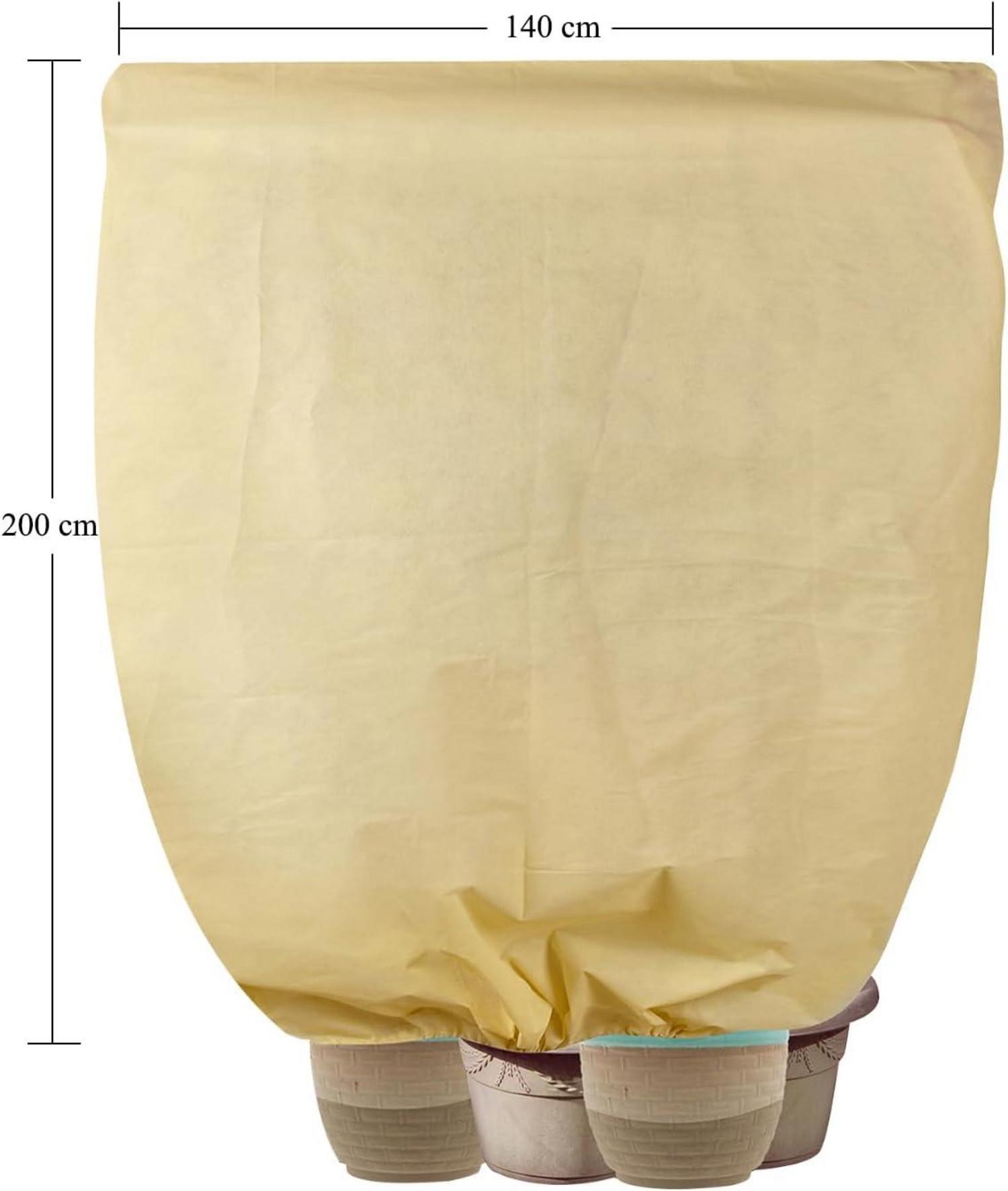 Pflanzenfrostschutzhülle 100g Vlies Winter Schutz 140x200cm