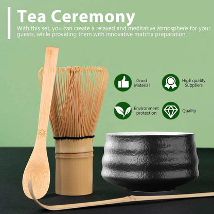 Matcha Besen Set 4-teilig für Teezeremonie