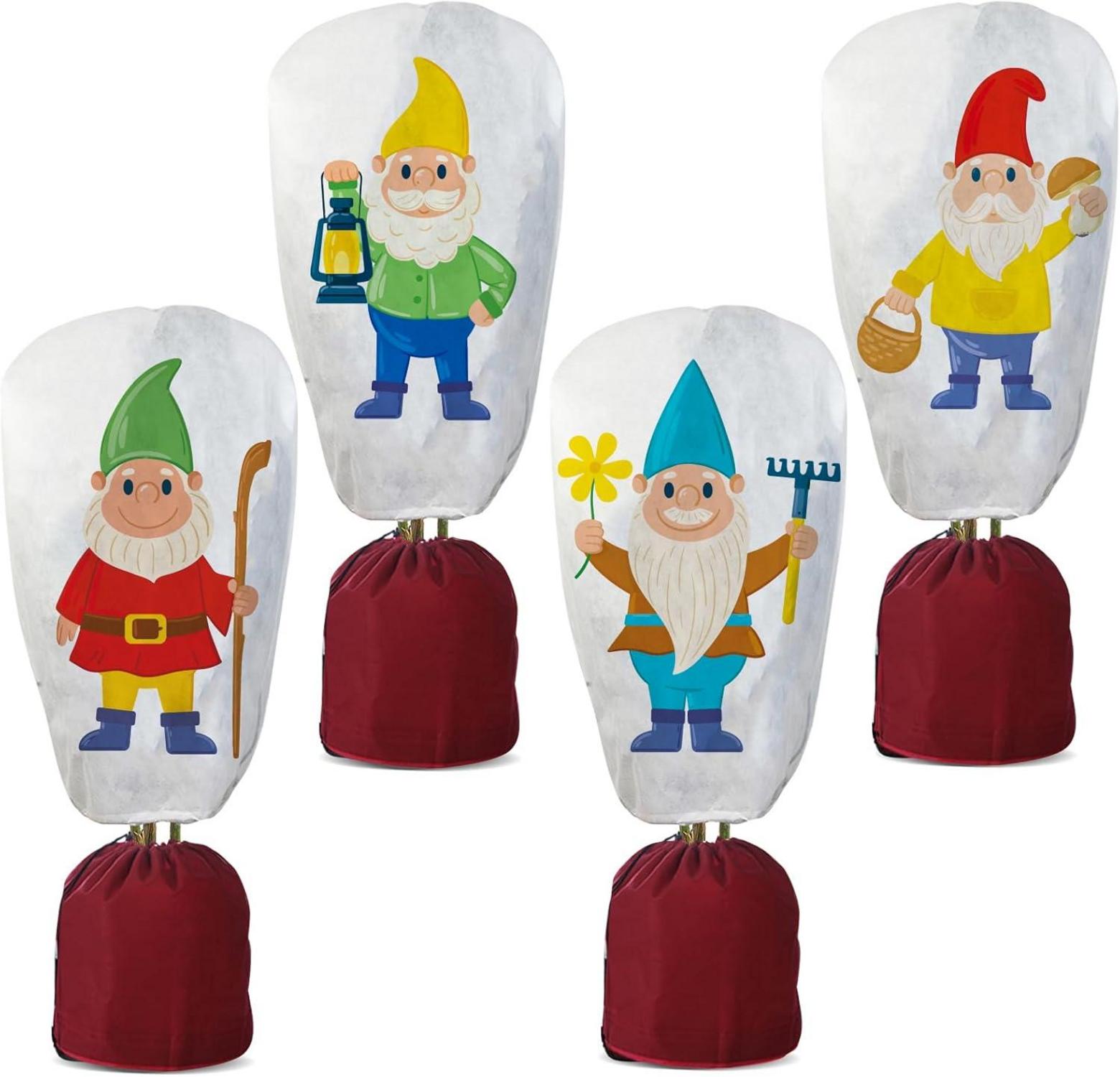 Winter-Deko-Vlieshaube Winterschutz Kübelpflanzen Frostschutz Jutesack