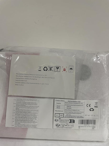 DEWUR 70g/m² Winter-Deko-Vlieshauben 90x110cm 4er Pack