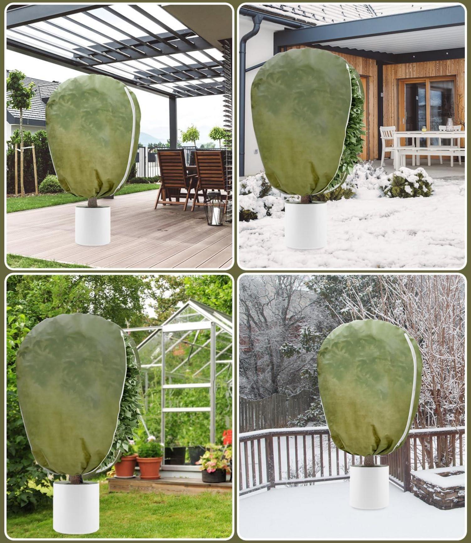 Pflanzen Winterschutz Vlies Frostschutz für Palmen Tomaten 80x100cm