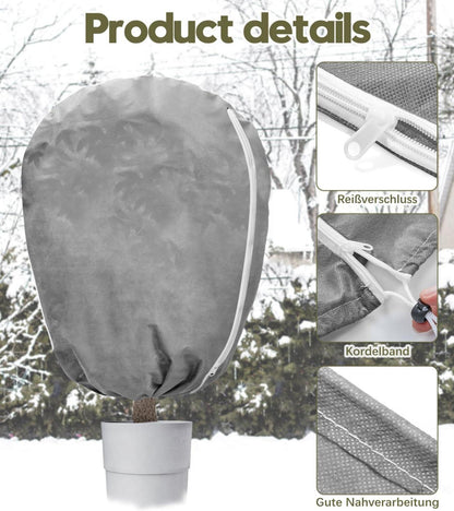 Pflanzenfrostschutz 50g/m² Vlies Kübel Pflanzen Winter Schutz Größe