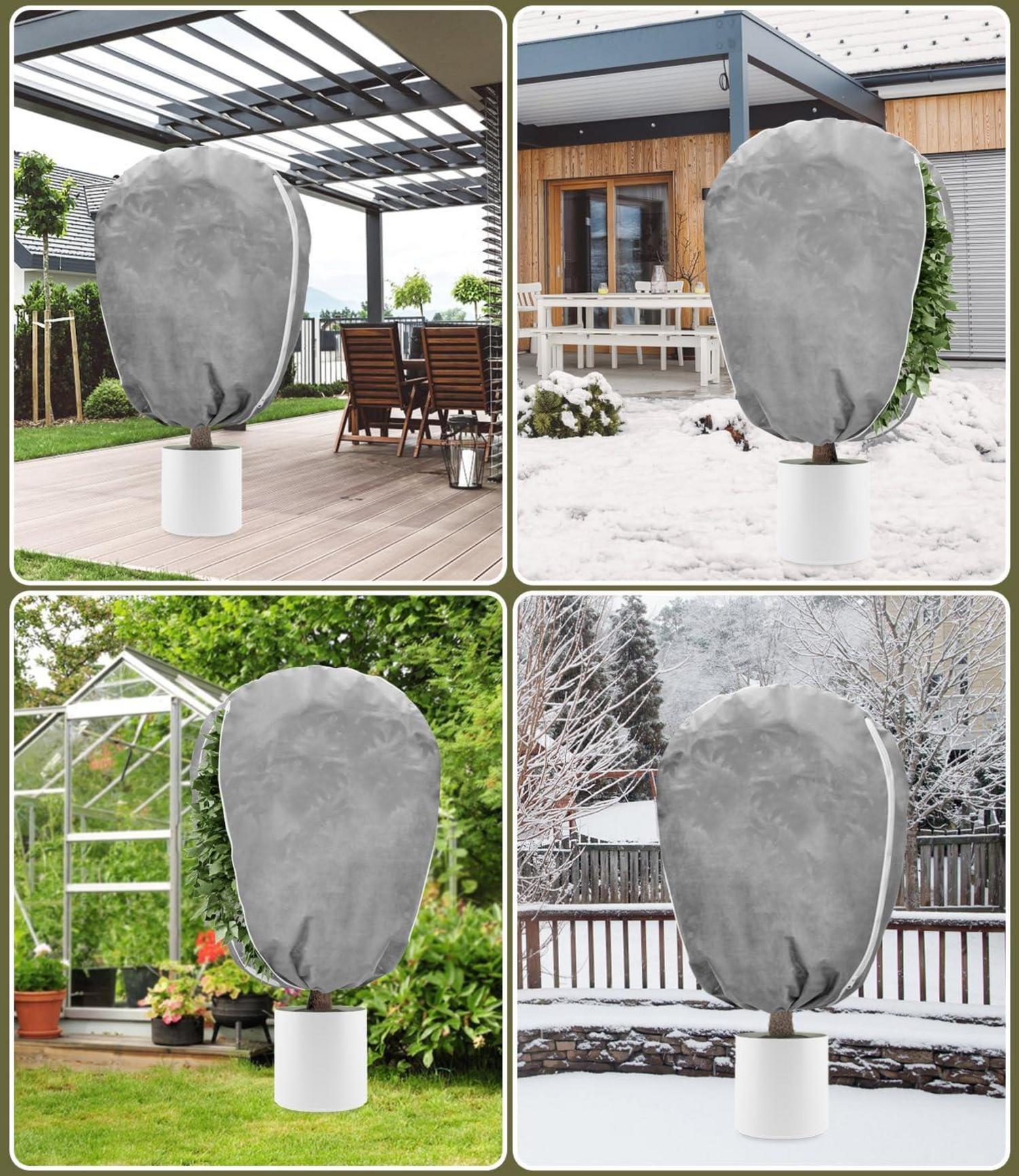 Pflanzenschutz Frostschutz Vlies 50g/m² Kübelpflanzen 80x100cm