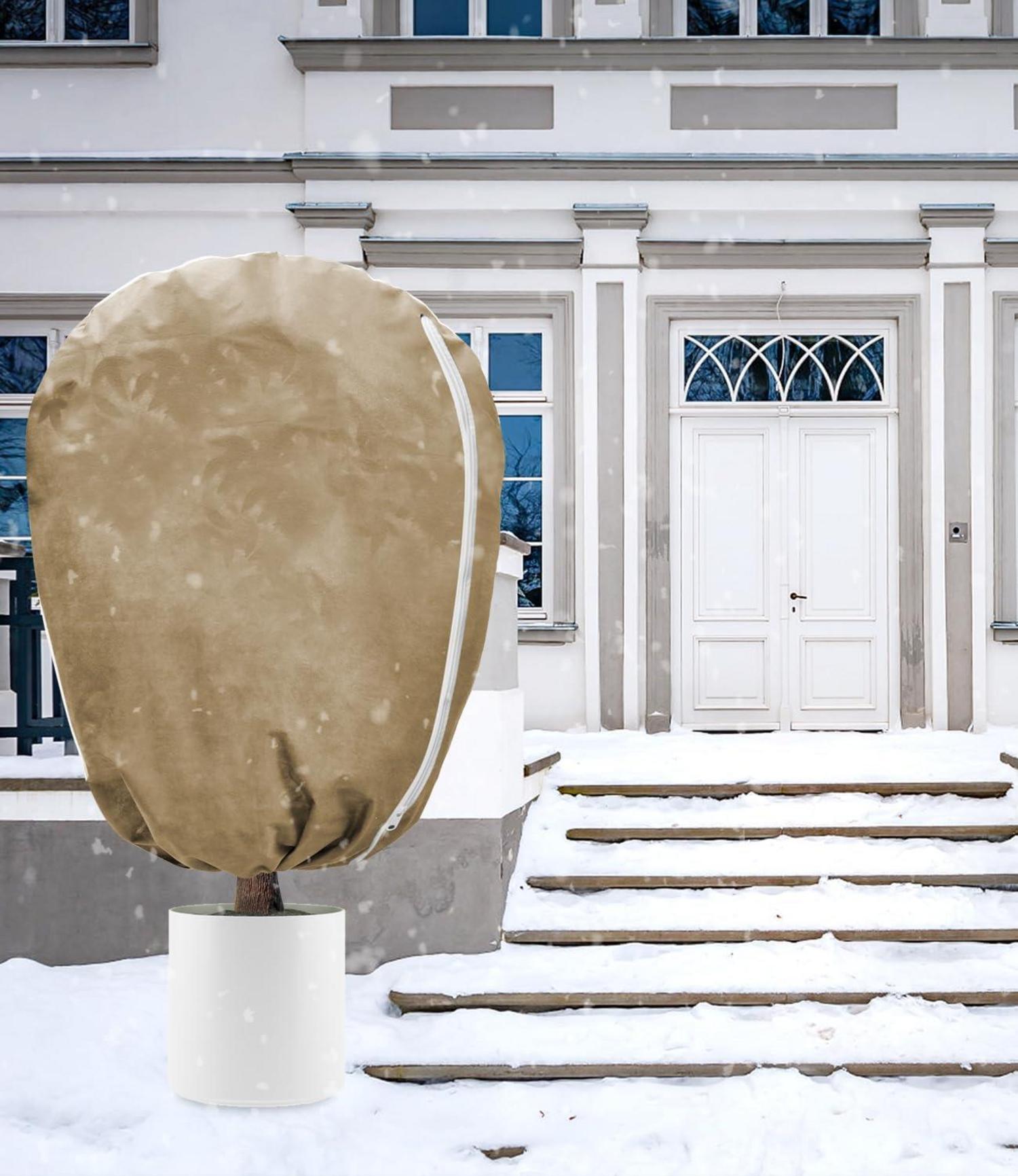 Pflanzenschutzhaube 50g Vlies Frostschutz Reißverschluss 100x120cm