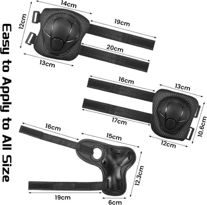 Kinder Inliner Schoner Set Knieschützer Ellenbogenschützer Skateboard Roller