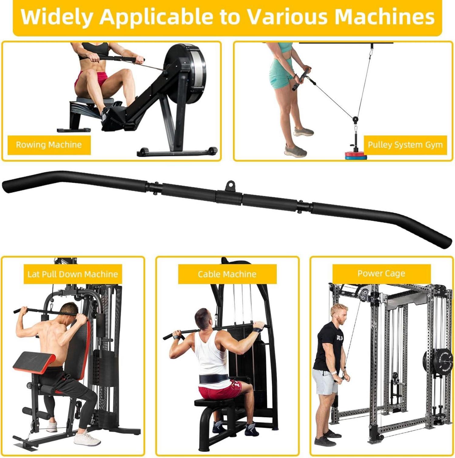 Latzugstange mit Drehgelenk für Lat Pull Down Bar Fitness Training