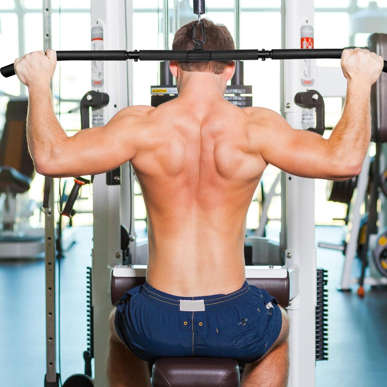 Topfinder Latzugstange Drehgelenk Lat Pull Down Kabelzug Griff Bizeps Trizeps
