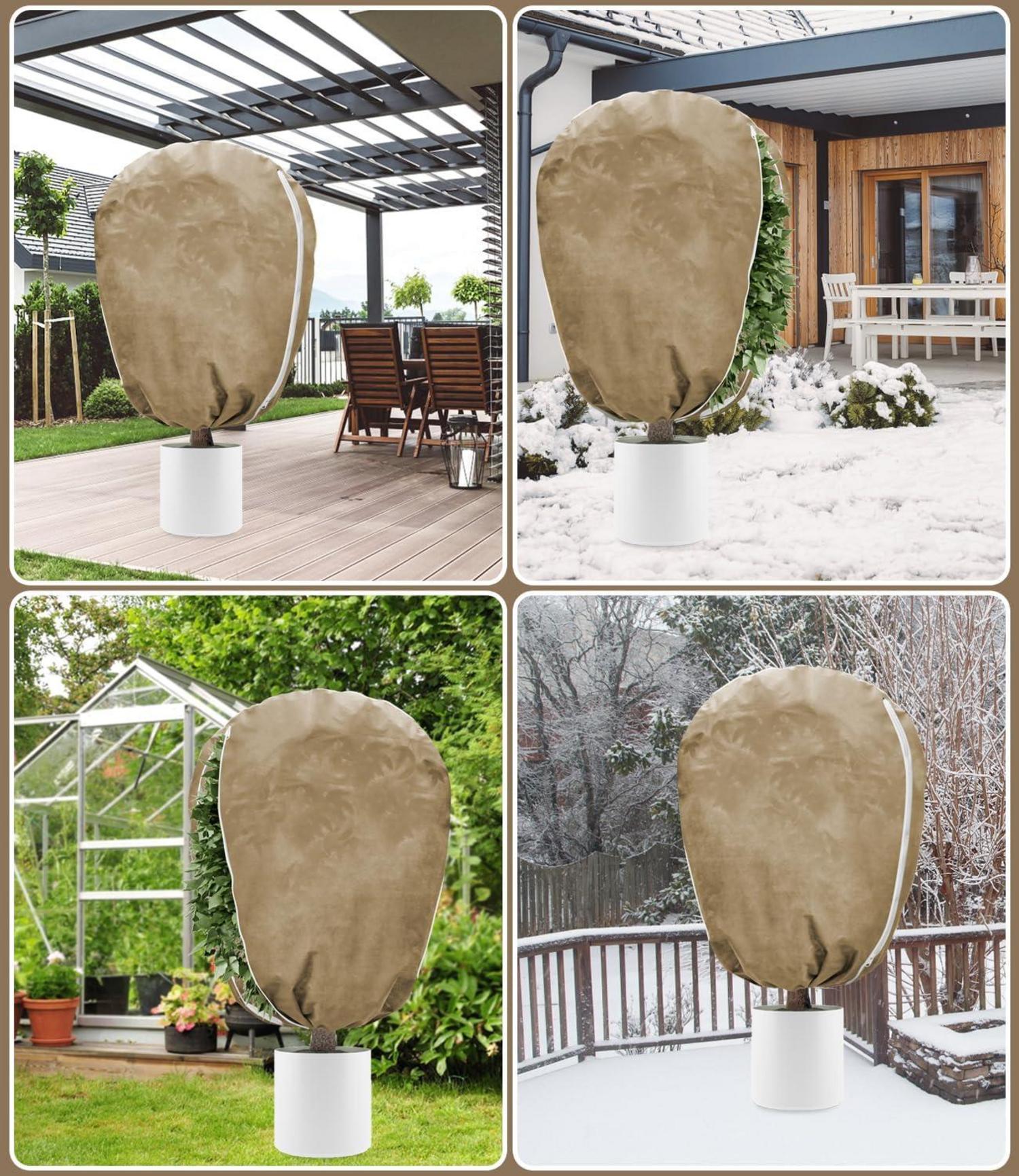 Pflanzenfrostschutz Vlies 50g/m² Winter Kübelpflanzen Oleander 140x200cm