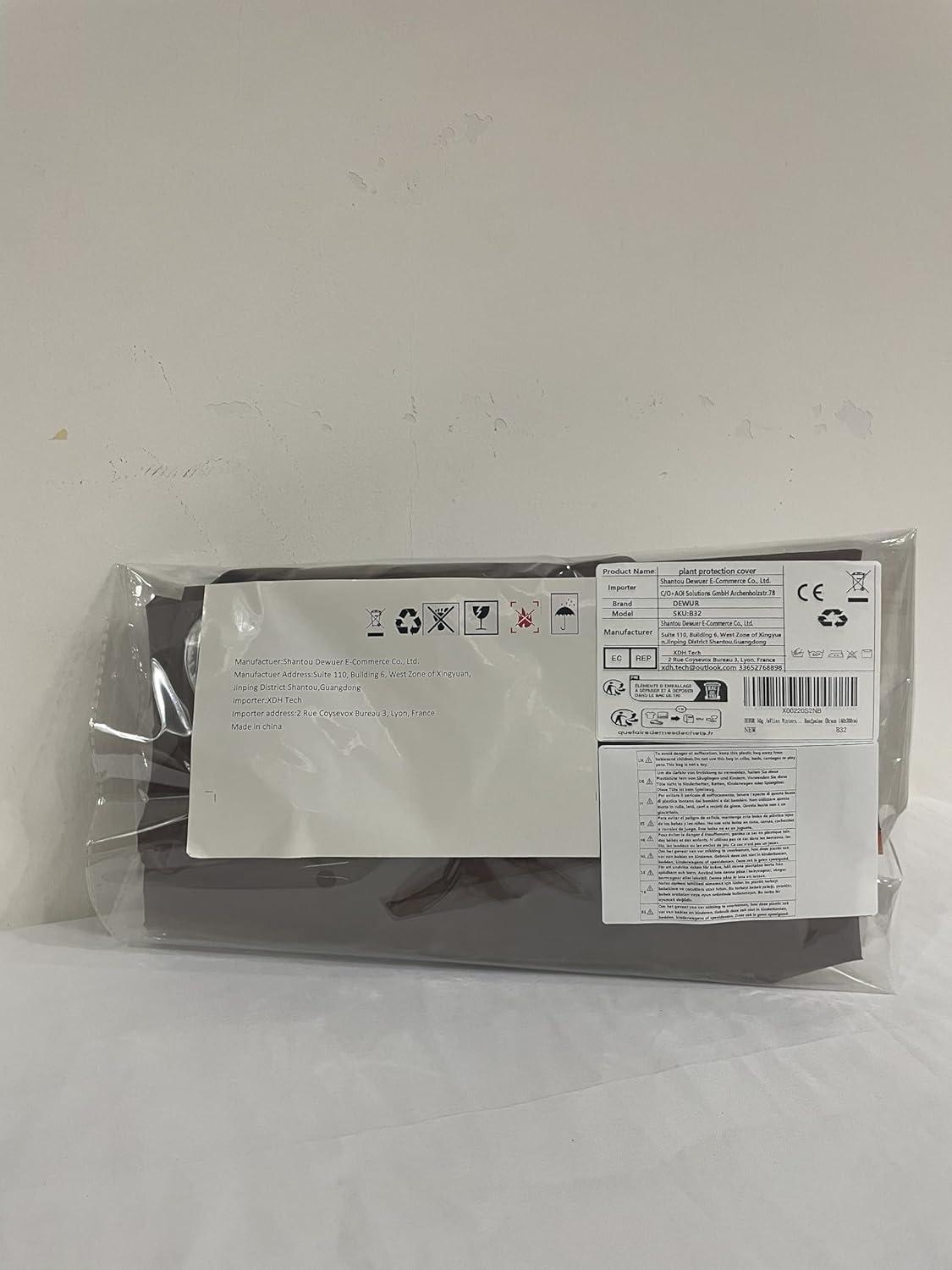 DEWUR 50g Frostschutz Vlies Pflanzenhülle Palmen Tomaten 140x200 Braun