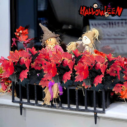 4er Set Künstliche Herbststrauß Ahornblätter Zweige Herbstdeko