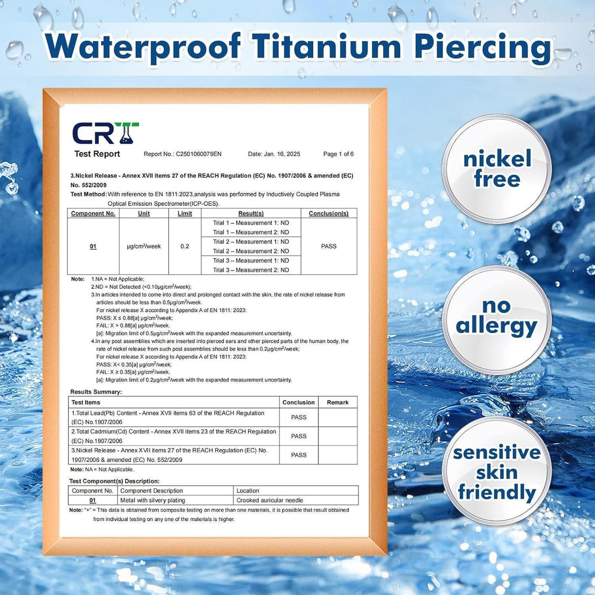 G23 Titan Fake Nasenring Set 3 Stück 20G 8mm Hypoallergen