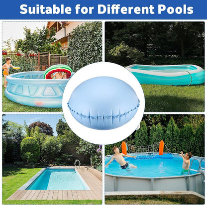 Winter Poolkissen 120x120cm für Pool & Spa Schutz in Blau