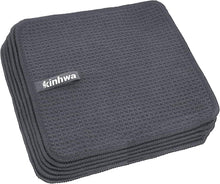Spültuch Mikrofasertuch Waffeltuch 20x20cm 6er Set Grau waschbar