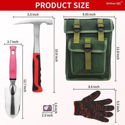 Geologie-Set mit Hammer & Goldschwenk-Ausrüstung für Sammler