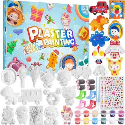 Adventskalender DIY Malset Weihnachtskalender für Kinder
