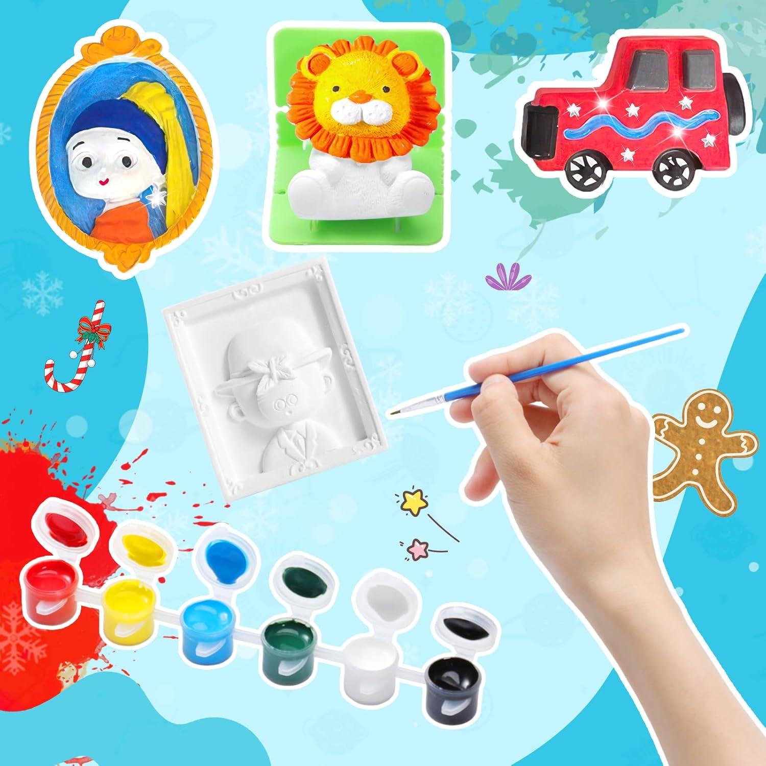 Adventskalender 2024 Kinder Malset Weihnachtskalender DIY Bastelset 24 Tage Countdown Kinder Geschenk