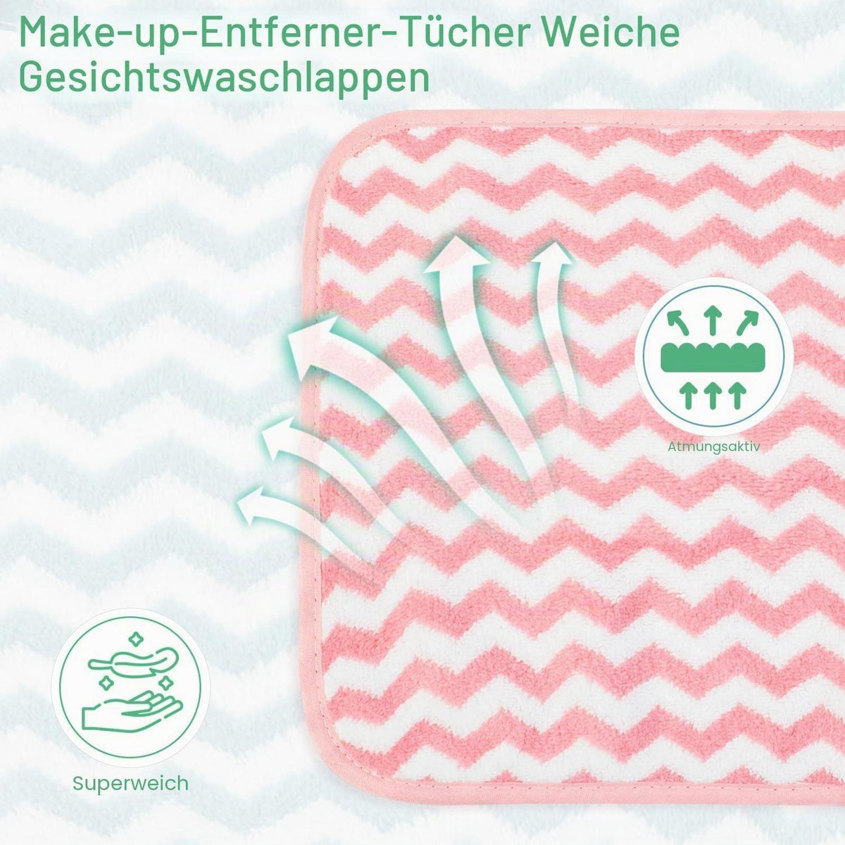 Mikrofaser Waschlappen Gesicht 6er Pack – Sanfte Reinigungstücher