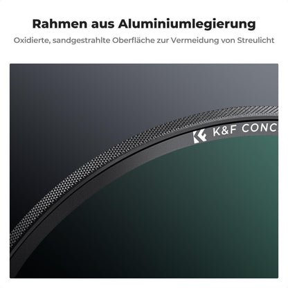 72mm Slim Zirkularer Polfilter CPL Magnetisch Optisches Glas Alu