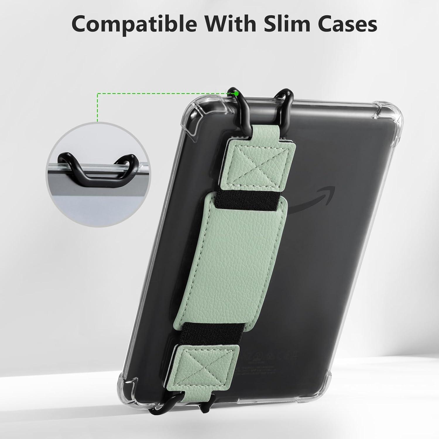 CoBak Handschlaufe für E-Reader und Tablets 6-7,5 Zoll Salbeigrün
