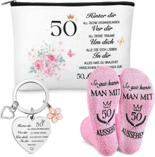 Weewooday Geburtstagsgeschenk Frauen Kosmetiktasche Socken