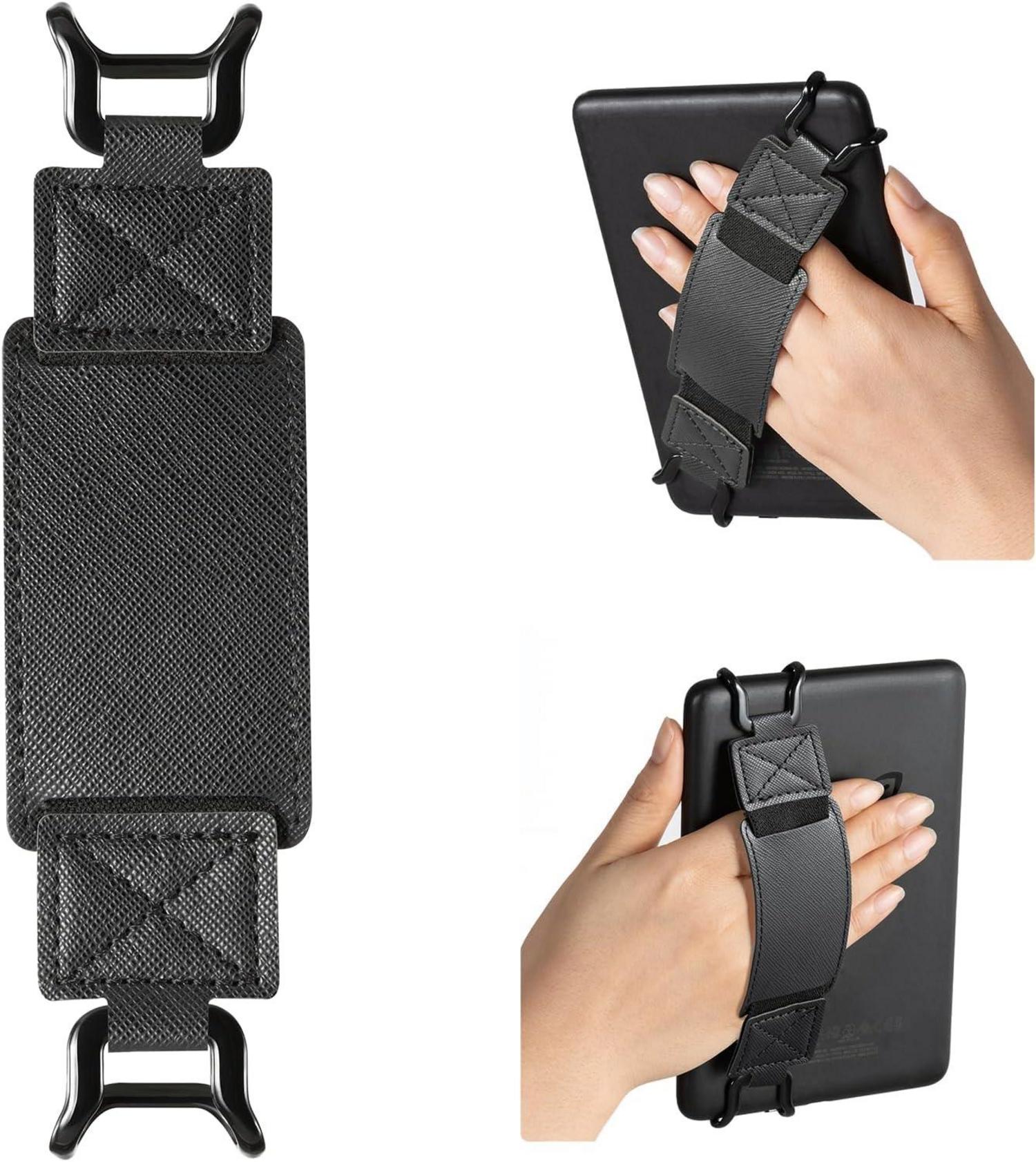 Handschlaufe für E-Reader und Tablets 6-7,5 Zoll Schwarz Elastisch