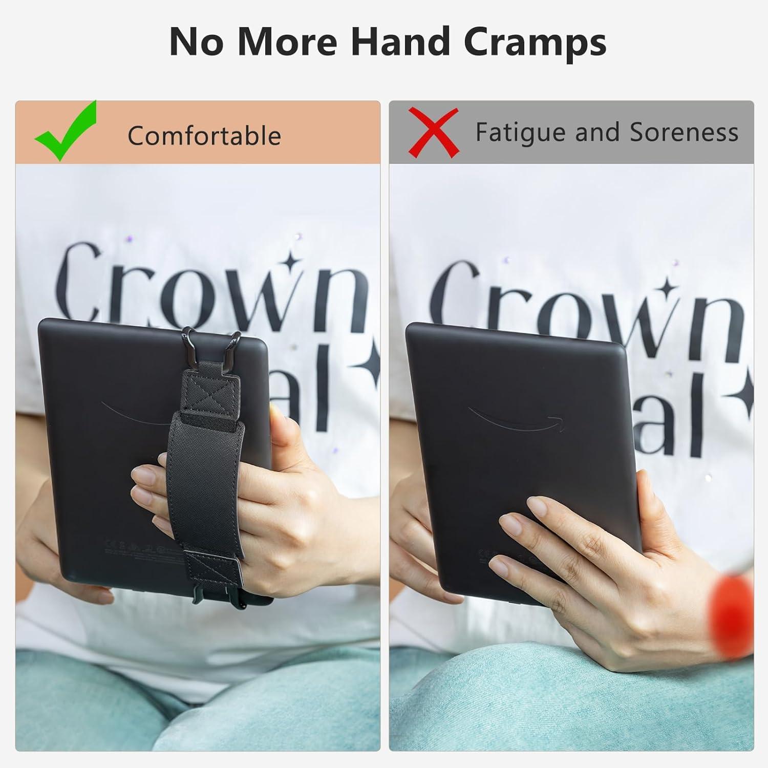 Handschlaufe für E-Reader und Tablets 6,8-9 Zoll Schwarz