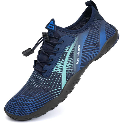 Aqua Schuhe Damen Herren Schnell Trocknend Grünblau