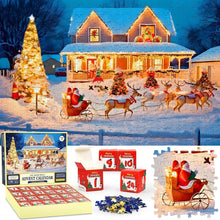 Adventskalender Puzzle 1008 Teile Weihnachts-Spielzeug für