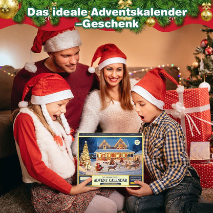 Adventskalender Puzzle Weihnachts-Countdown 1008 Teile 24 Boxen für