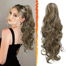 Lockiger Highlight Pferdeschwanz Extension 50cm Synthetik