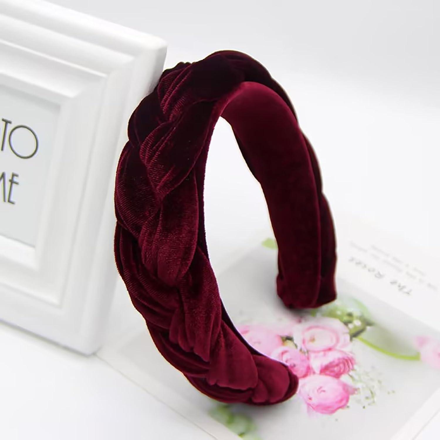 Samt Geflochtenes Stirnband Trachten Haarreif Vintage