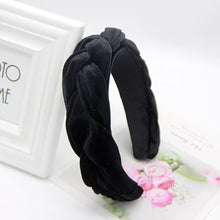 Samt Geflochtenes Stirnband Trachten Damen Vintage Haarreif
