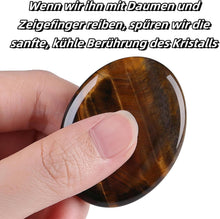 Tigerauge Herzförmiger Palmstein Edelstein Sorgenstein