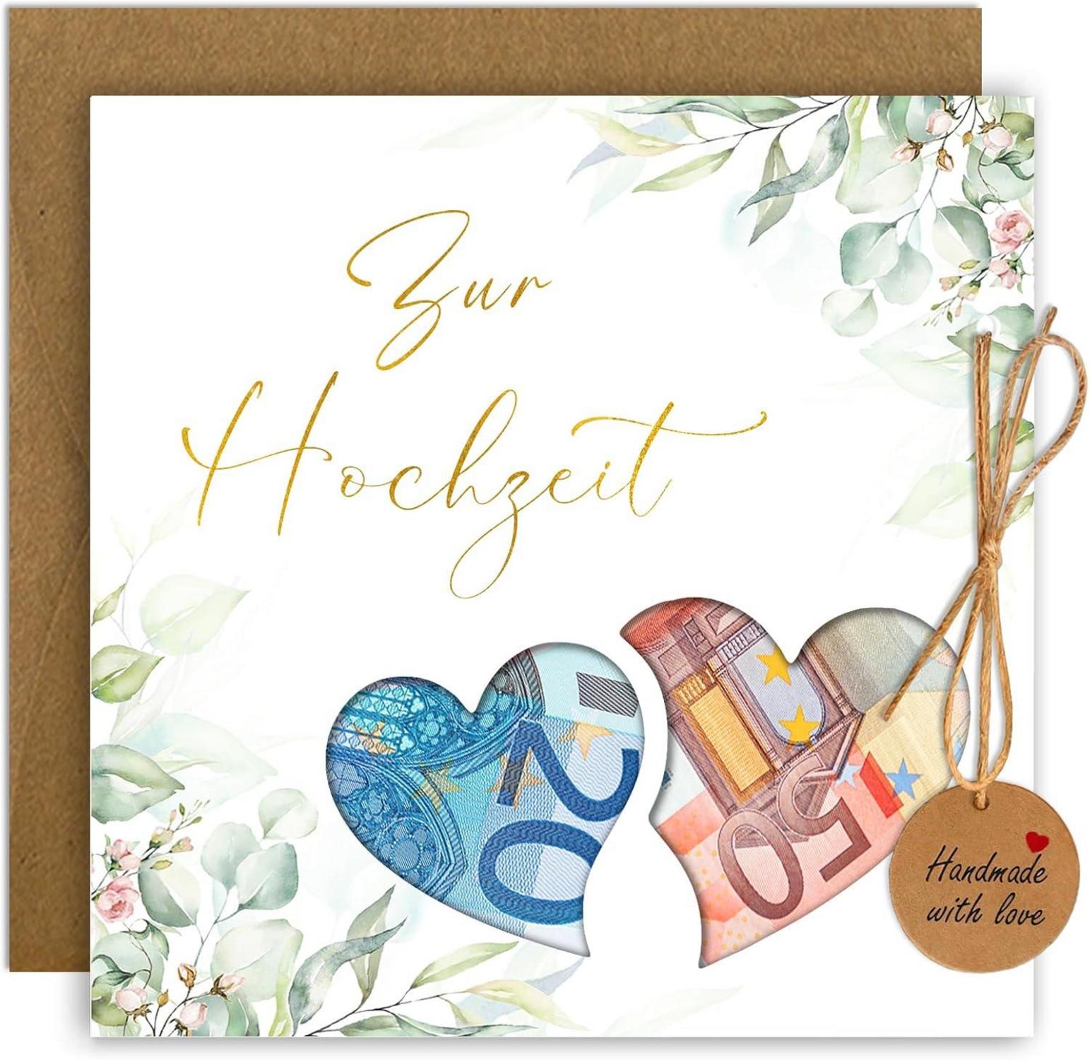 Luckeey Hochzeitskarte Geldgeschenk Verpackung für Brautpaar