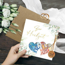 Luckeey Hochzeitskarte Geldgeschenk Verpackung für Brautpaar